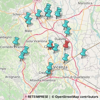 Mappa Via Latason, 36030 Caldogno VI, Italia (9.0735)