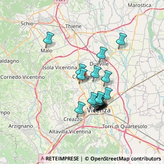 Mappa Via Latason, 36030 Caldogno VI, Italia (6.043)