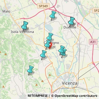 Mappa Via Latason, 36030 Caldogno VI, Italia (3.71909)