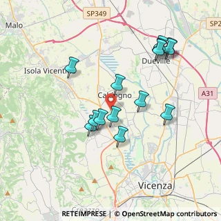 Mappa Via Latason, 36030 Caldogno VI, Italia (3.58786)