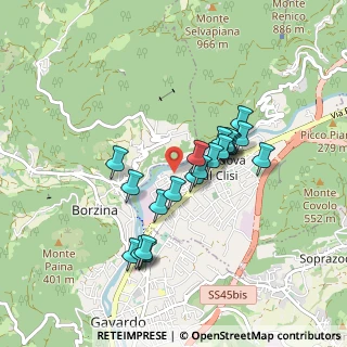 Mappa Via Reghen, 25089 Villanuova Sul Clisi BS, Italia (0.736)