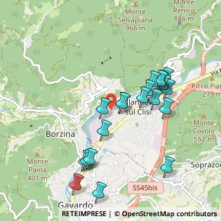 Mappa Via Reghen, 25089 Villanuova Sul Clisi BS, Italia (0.9705)