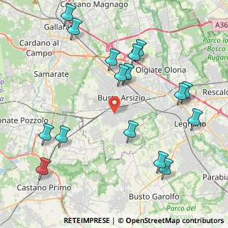 Mappa Via Papa Pio XI, 21052 Busto Arsizio VA, Italia (4.8425)