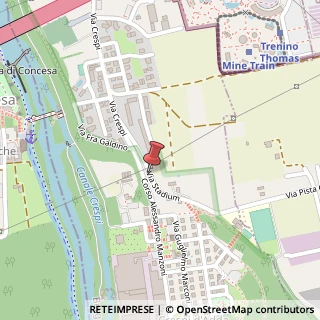 Mappa Via Stadium, 6, 24042 Capriate San Gervasio, Bergamo (Lombardia)