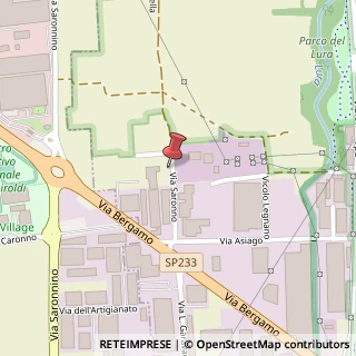 Mappa Via Saronno, 225, 21042 Caronno Pertusella, Varese (Lombardia)