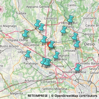 Mappa Via Saronno, 21042 Caronno Pertusella VA, Italia (7.20333)