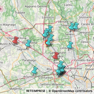 Mappa Via Saronno, 21042 Caronno Pertusella VA, Italia (8.4065)