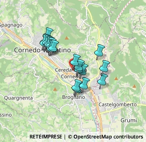 Mappa Via Campagna, 36073 Cornedo Vicentino VI, Italia (1.352)
