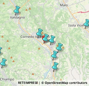 Mappa Via Campagna, 36073 Cornedo Vicentino VI, Italia (5.05182)