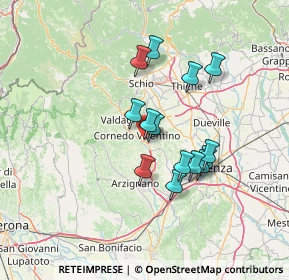Mappa Via Campagna, 36073 Cornedo Vicentino VI, Italia (11.275)