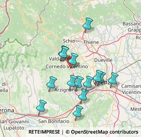 Mappa Via Campagna, 36073 Cornedo Vicentino VI, Italia (13.19929)