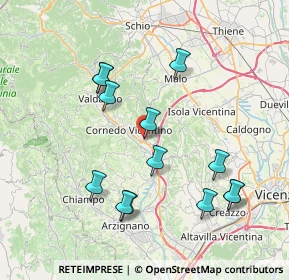 Mappa Via Campagna, 36073 Cornedo Vicentino VI, Italia (7.72308)