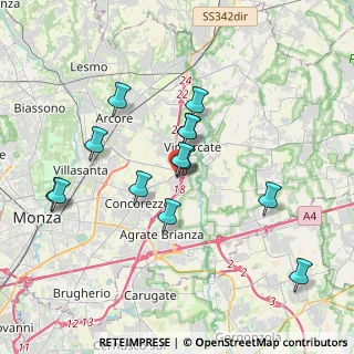 Mappa Via Trento, 20871 Vimercate MB, Italia (3.43385)