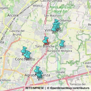Mappa Via Trento, 20871 Vimercate MB, Italia (2.0375)