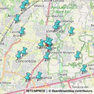 Mappa Via Trento, 20871 Vimercate MB, Italia (2.5215)