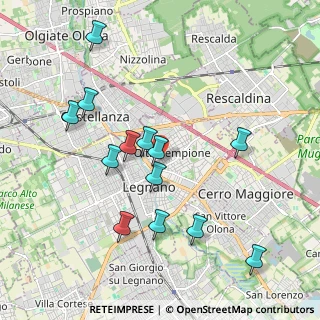 Mappa Via Michelangelo Buonarroti, 20025 Legnano MI, Italia (1.96692)