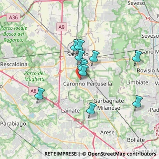 Mappa Via Papa Giovanni XXIII, 21042 Caronno Pertusella VA, Italia (2.95182)
