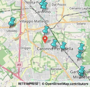 Mappa Via Papa Giovanni XXIII, 21042 Caronno Pertusella VA, Italia (2.75167)