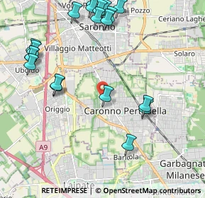 Mappa Via Papa Giovanni XXIII, 21042 Caronno Pertusella VA, Italia (2.5495)