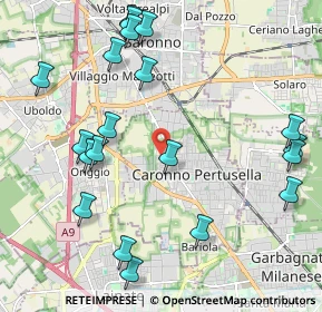 Mappa Via Papa Giovanni XXIII, 21042 Caronno Pertusella VA, Italia (2.4855)