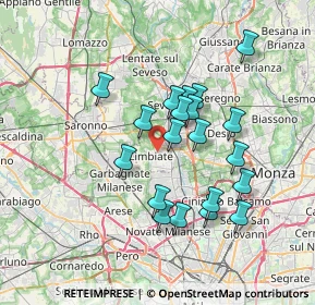 Mappa , 20812 Limbiate MB, Italia (6.2035)
