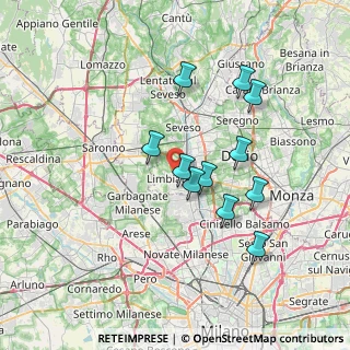 Mappa , 20812 Limbiate MB, Italia (6.33545)
