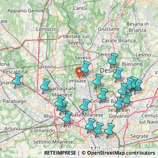 Mappa , 20812 Limbiate MB, Italia (9.6205)