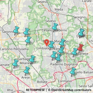 Mappa , 20812 Limbiate MB, Italia (4.66941)
