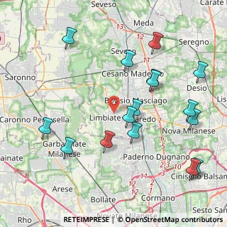 Mappa , 20812 Limbiate MB, Italia (4.61875)
