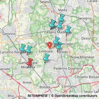Mappa , 20812 Limbiate MB, Italia (3.43636)