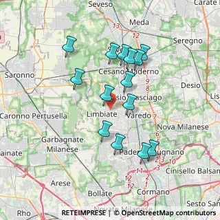 Mappa , 20812 Limbiate MB, Italia (3.29786)