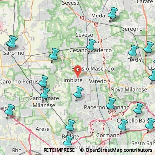 Mappa , 20812 Limbiate MB, Italia (6.6675)