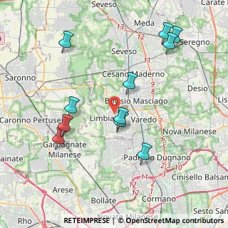 Mappa , 20812 Limbiate MB, Italia (4.21364)