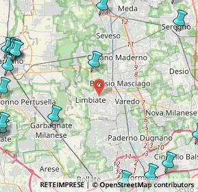 Mappa , 20812 Limbiate MB, Italia (7.3685)