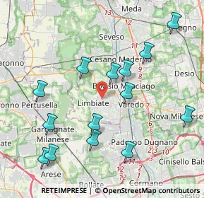 Mappa , 20812 Limbiate MB, Italia (4.33429)