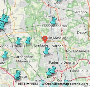 Mappa , 20812 Limbiate MB, Italia (6.936)