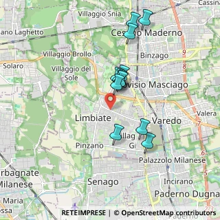 Mappa , 20812 Limbiate MB, Italia (1.57167)