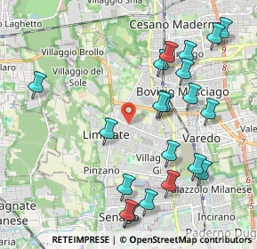 Mappa , 20812 Limbiate MB, Italia (2.2875)