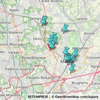 Mappa Viale Valassina, 20851 Lissone MB, Italia (2.91933)