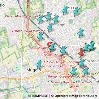Mappa Viale Valassina, 20851 Lissone MB, Italia (1.2235)