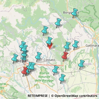 Mappa SS 232 Cossato Vallemosso, 13836 Cossato BI, Italia (9.387)