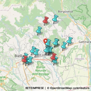 Mappa SS 232 Cossato Vallemosso, 13836 Cossato BI, Italia (6.418)