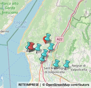 Mappa Via Acque, 37013 Caprino Veronese VR, Italia (5.98545)