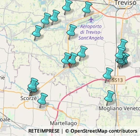 Mappa Via Trento e Trieste, 31059 Zero Branco TV, Italia (4.545)