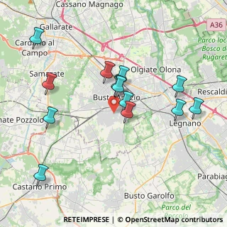 Mappa Via Pieve di Cadore, 21052 Busto Arsizio VA, Italia (3.85538)