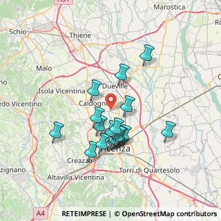 Mappa Via Diviglio, 36030 Cresole VI, Italia (6.02111)