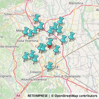 Mappa Via Diviglio, 36030 Cresole VI, Italia (6.41737)