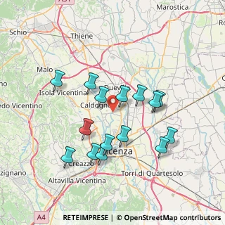 Mappa Via Diviglio, 36030 Cresole VI, Italia (6.71267)