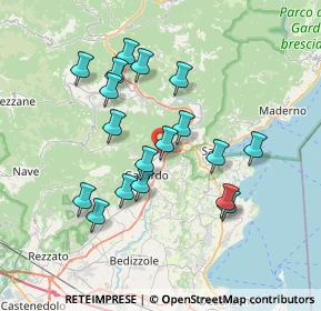 Mappa 25089 Villanuova sul Clisi BS, Italia (6.69389)