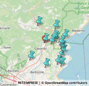 Mappa 25089 Villanuova sul Clisi BS, Italia (6.05533)